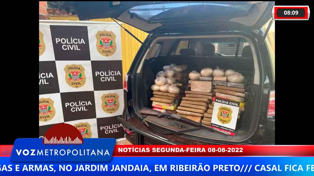 Dupla É Presa Com Drogas E Armas, No Jardim Jandaia, Em Ribeirão Preto