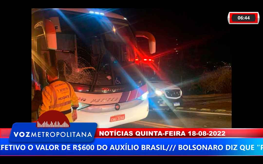 Homem De 35 Anos Atropelado Por Ônibus Na Rodovia José Fregonesi É Socorrido, Mas Infelizmente Vem Com Óbito