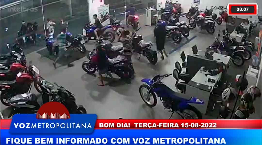 Mega Assalto Em Loja De Motos São Bernardo Do Campo