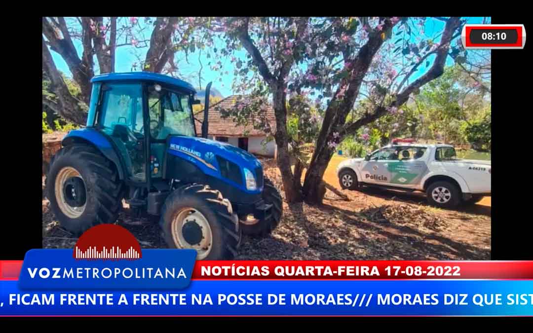 Polícia Ambiental Recupera Tratores Roubados Em Severínia, Que Estavam Escondidos Em Um Sítio, Em Patrocínio