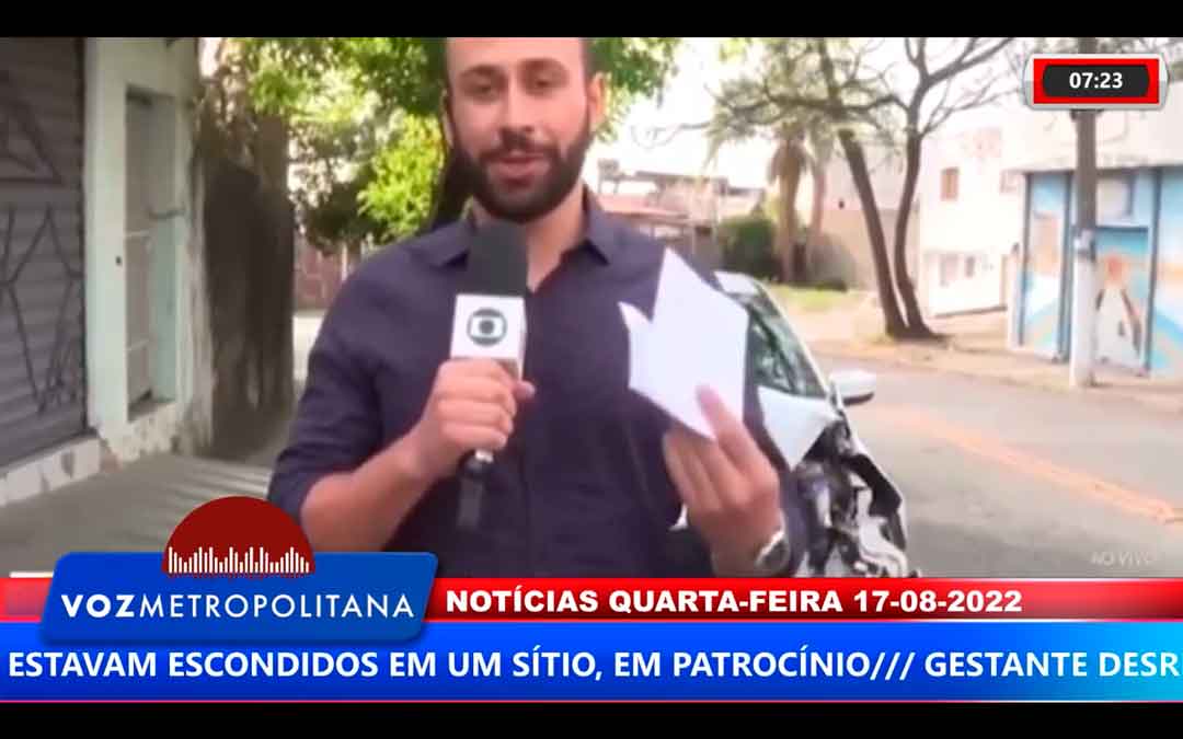 Repórter Da Globo Revela Ao Vivo Que Vítima De Uma Tentativa De Latrocínio, É Seu Amigo