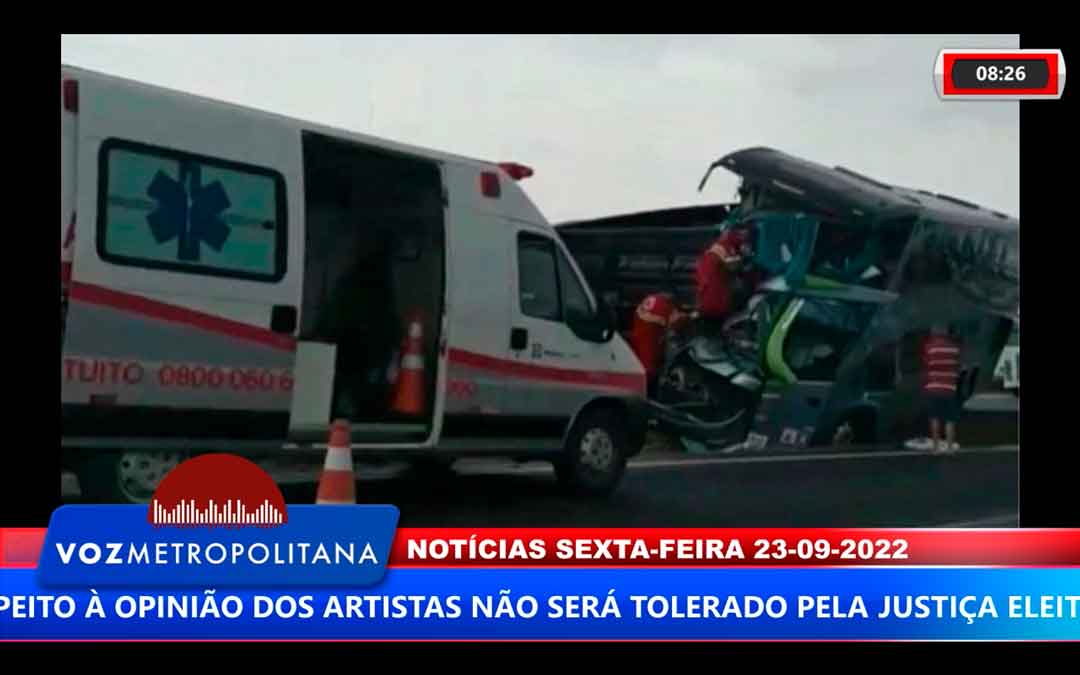 Colisão Entre Ônibus E Carreta Deixa Mortos E Dezenas De Feridos Em Rio Quente No Goiás