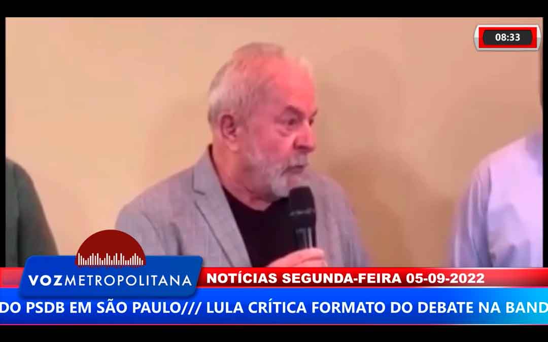 Lula Crítica Formato Do Debate Na Band, Mas Indica Presença Nos Próximos Confrontos