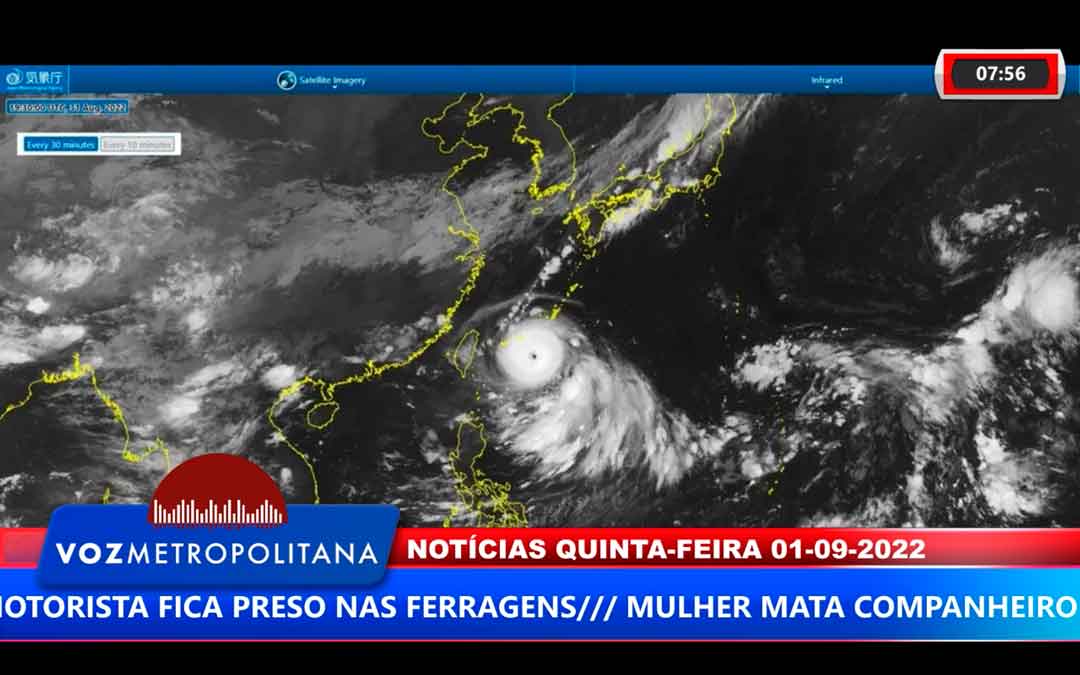 Super Tufão, Com Ventos De 257Kmh, Que Atingiu As Filipinas É O Mais Intenso Do Ano E Se Desloca Rumo Ao Japão