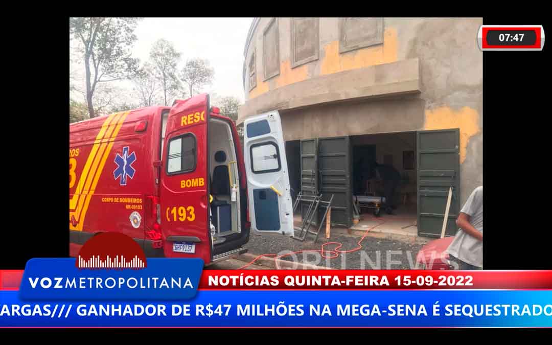 Trabalhador Fica Ferido Ao Cair De Escada No Bairro Heitor Rigon