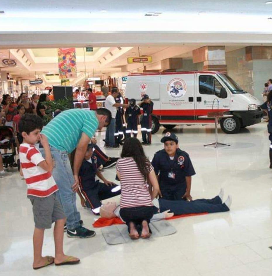 Alunos Do Projeto Samuzinho Ensinarão Primeiros Socorros À Visitantes Do Novo Shopping