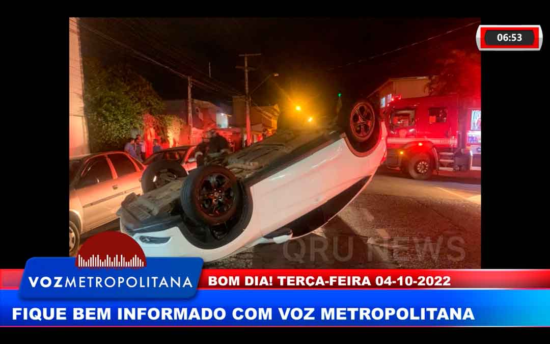 Carro Capota Na Zona Oeste De Ribeirão Preto