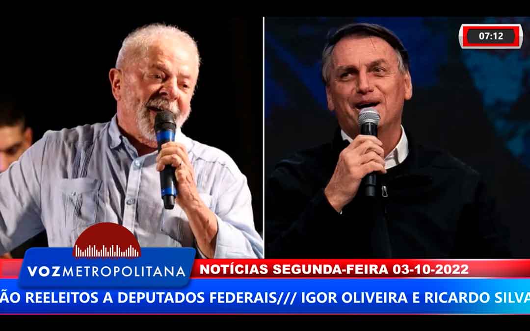 Lula E Bolsonaro Vão Disputar Segundo Turno Para A Presidente