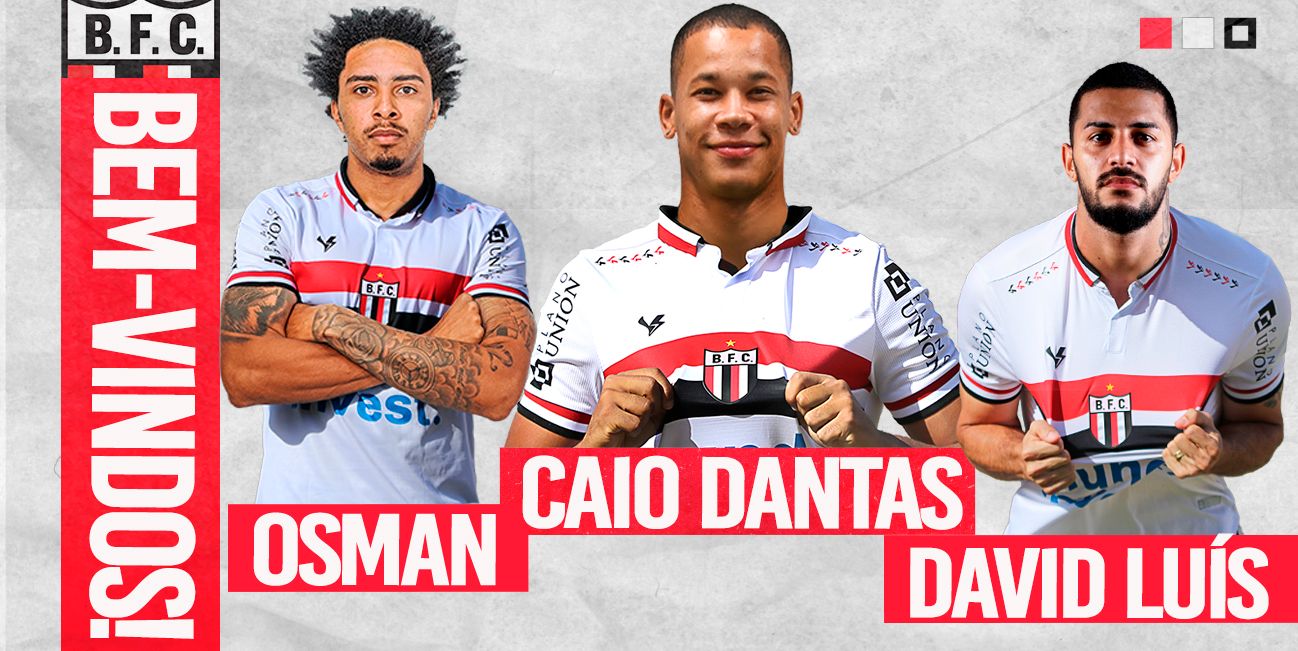 Botafogo Acerta A Contratação De Caio Dantas; Atacante Osman E Lateral Esquerdo David Luís Também Assinam Com O Tricolor