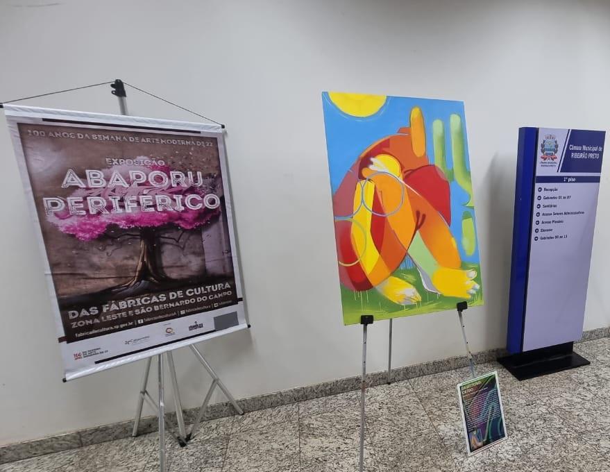 Secretaria Da Cultura E Turismo Leva Mostra “Abaporu Periférico” À Câmara Municipal