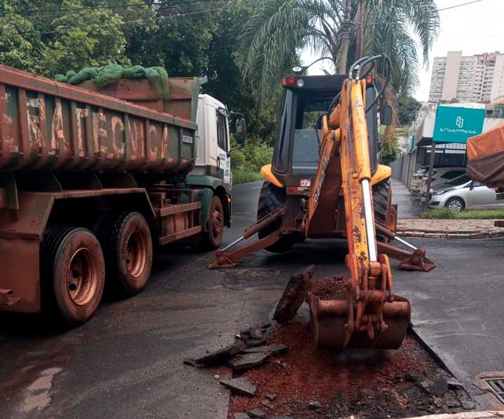 Avenida Caramuru Recebe Rede Nova De Água