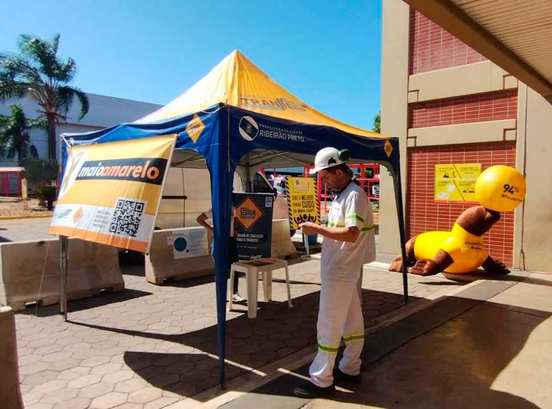 Siga Consciente Faz Ação Do Maio Amarelo Em Fábrica Da Região Norte