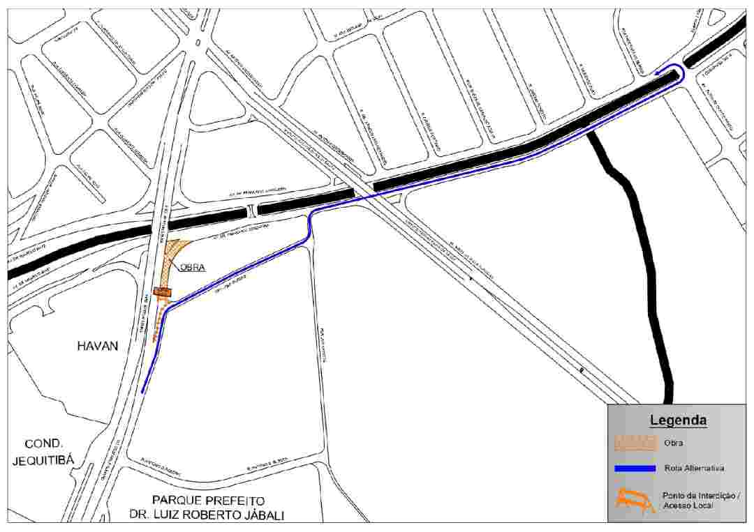 Alça De Acesso À Francisco Junqueira A Partir Da Costábile Será Interditada Na Terça, Dia 20