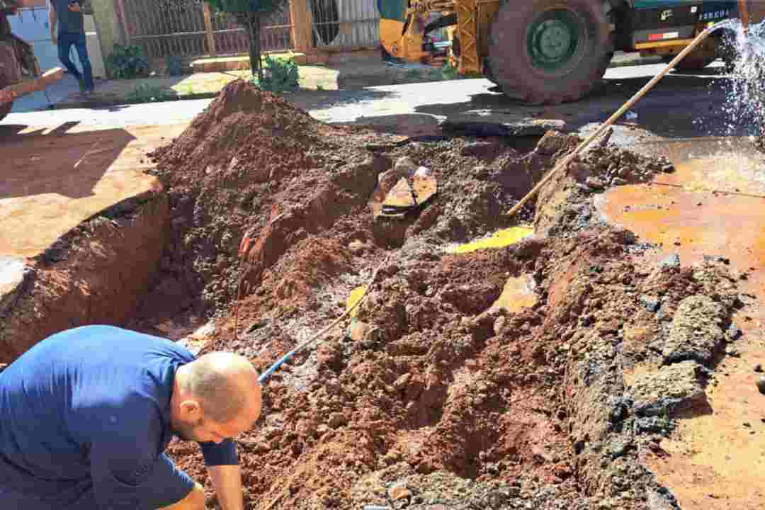 Saerp Executa Obra No Sistema De Abastecimento Dos Campos Elíseos