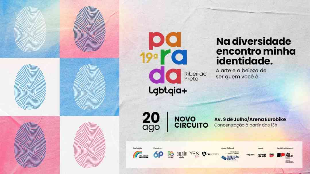 Calendário Da 19ª Parada Lgbtqia+ Tem Prêmio Diversidade, Corte Miss E Mister, Feira Do Livro E Musical