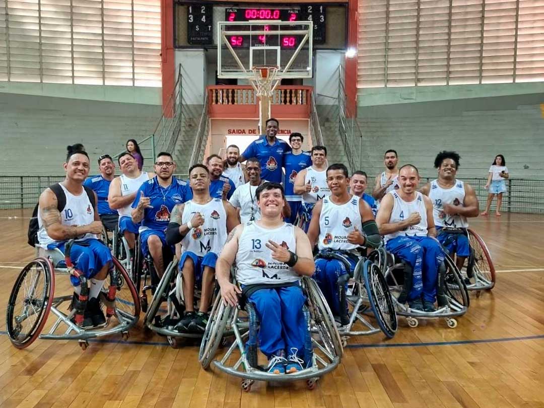 Basquete sobre cadeira de rodas é vice-campeão paulista