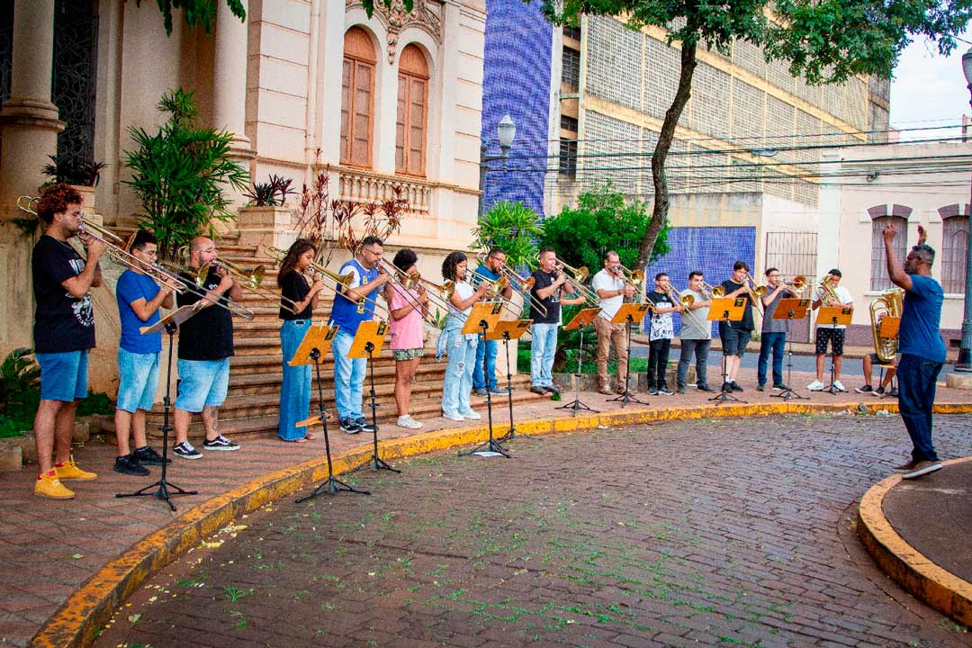 Naipe de trombones da Orquestra Sinfônica de Ribeirão Preto realiza o Dia do “T” com trombonistas de Ribeirão Preto e região