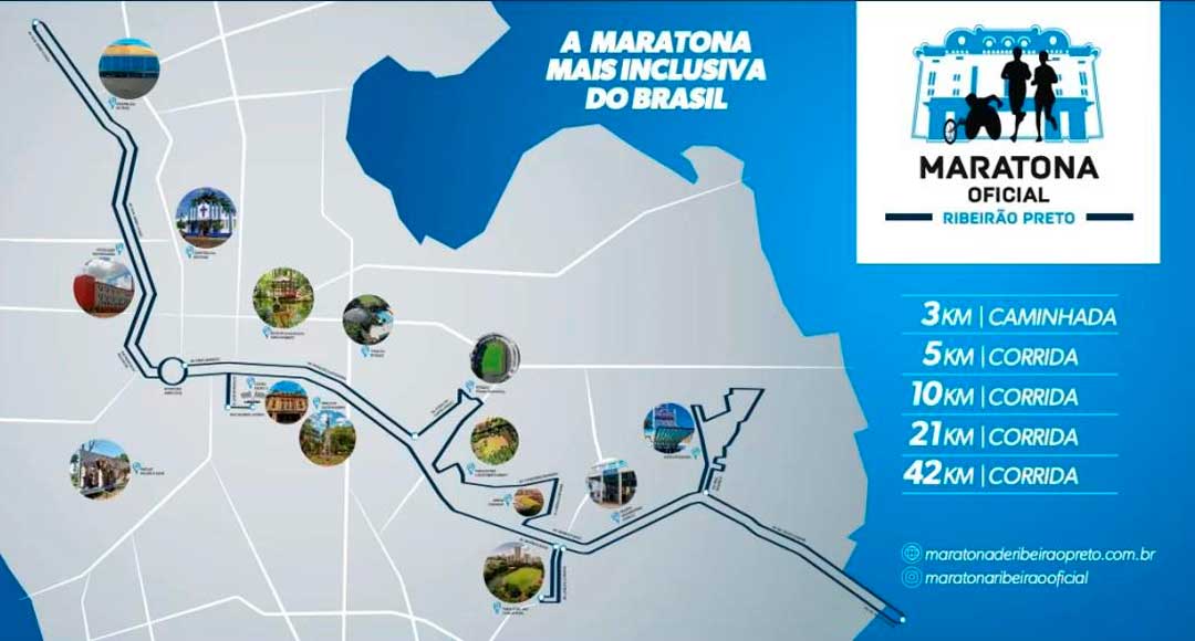 RP Mobi alerta para interdições no trânsito neste domingo para a 1ª Maratona Oficial de Ribeirão Preto