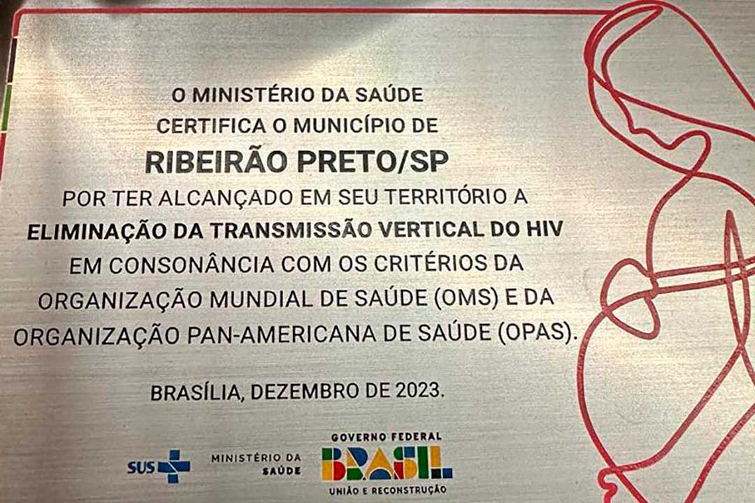 Ribeirão Preto recebe certificação por eliminação do HIV em recém-nascidos