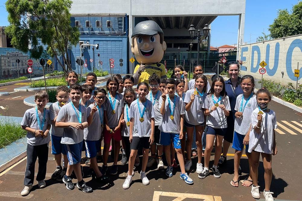 Escola Pública de Trânsito da RP Mobi recebe nova visita de alunos do Jardim Iguatemi