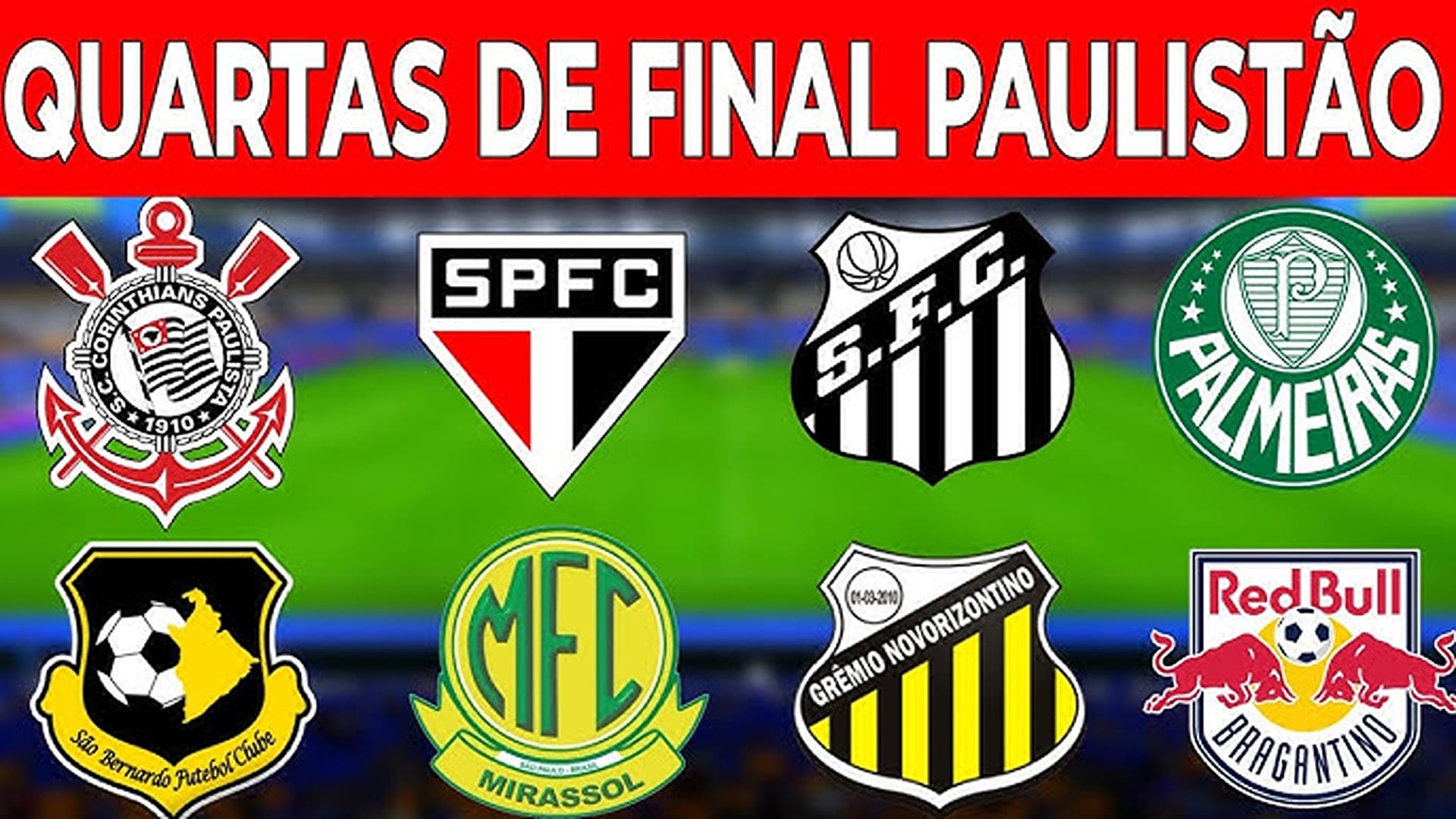 Definidos os confrontos das quartas de final do Paulistão 2025