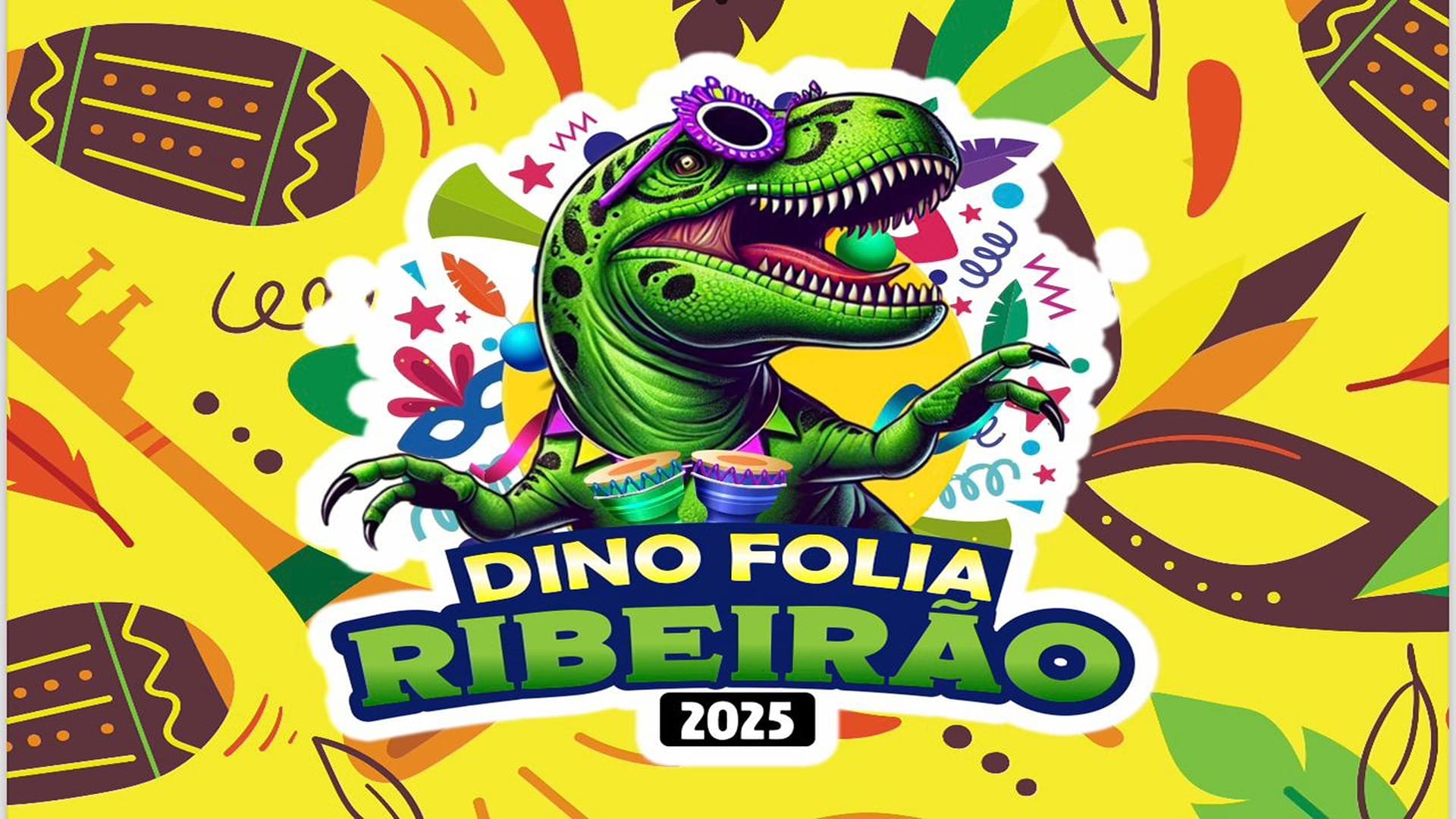 Ribeirão ganha pré-Carnaval “Dino Folia”