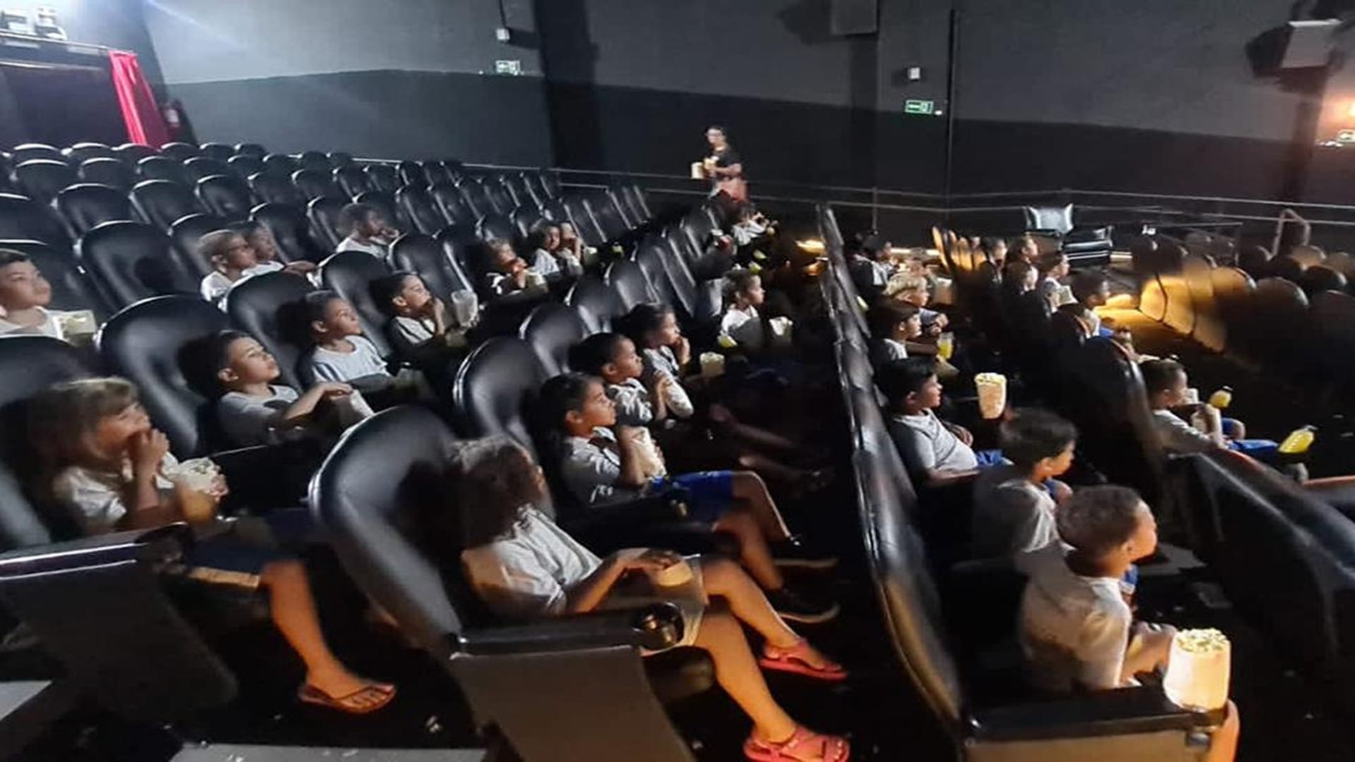 Alunos da rede municipal vão ao cinema