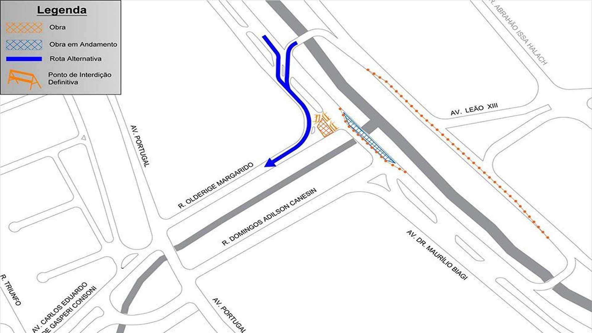 Acesso de rua da zona Sul foi interditada definitivamente