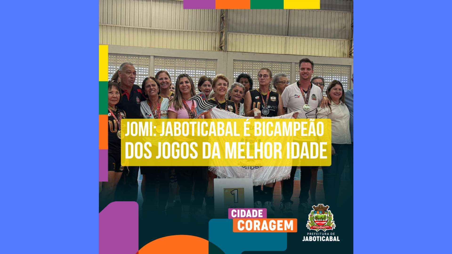 Jaboticabal é Bicampeão dos Jogos da Melhor Idade
