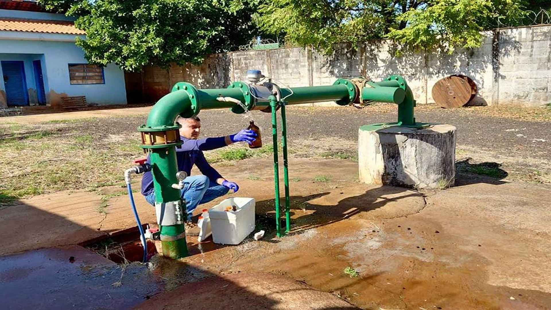 Saerp realiza análise da água dos poços de Ribeirão Preto