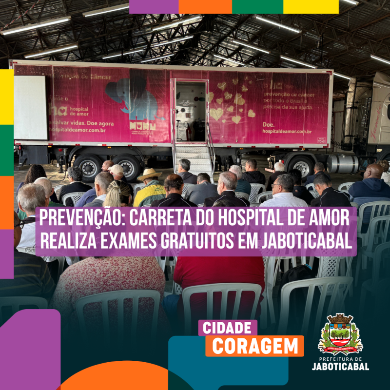 Carreta do Hospital de Amor realiza exames gratuitos em Jaboticabal