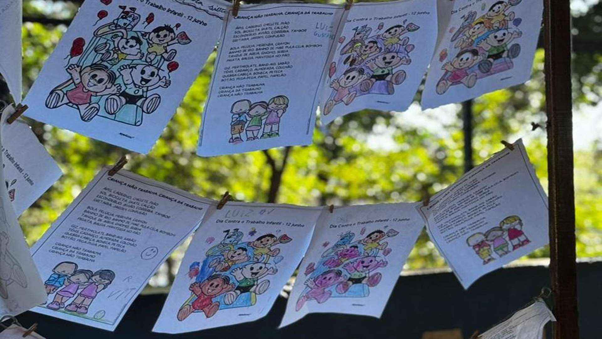Prefeitura promove ação educativa contra o trabalho infantil no Branca Salles