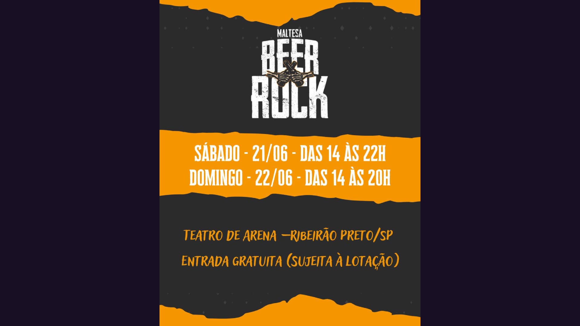 Ribeirão Preto se prepara para o 3º Maltesa Beer Rock com shows e cervejas artesanais