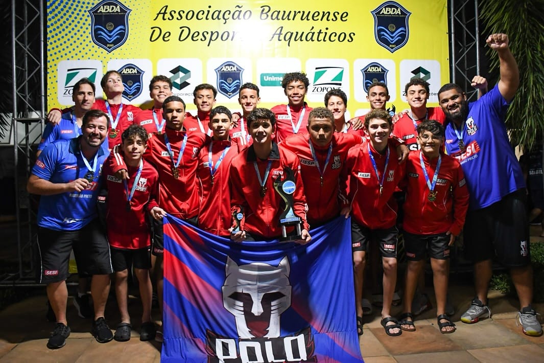 Sesi Ribeirão conquista título inédito no Campeonato Internacional Sub-15 de Polo Aquático