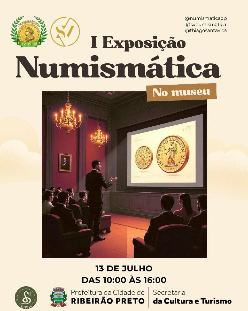 Exposição no Museu Municipal de Ribeirão Preto destaca a evolução das moedas ao longo da história