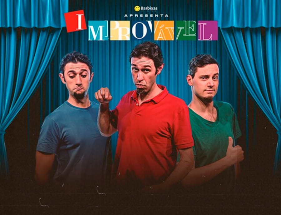 Humor e improviso: Cia. Barbixas apresenta 'Improvável' no Theatro Pedro II em agosto