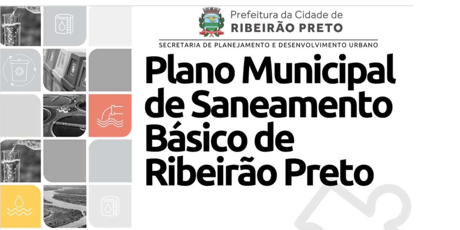 Prefeitura convoca audiência pública para revisar Plano Municipal de Saneamento em 2 de setembro
