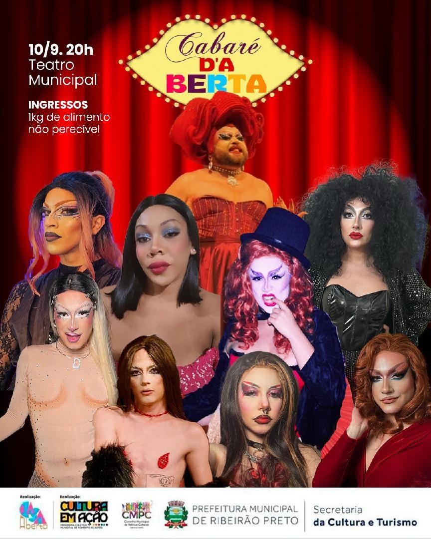Drag Queens transformam palco do Teatro Municipal com show de variedades