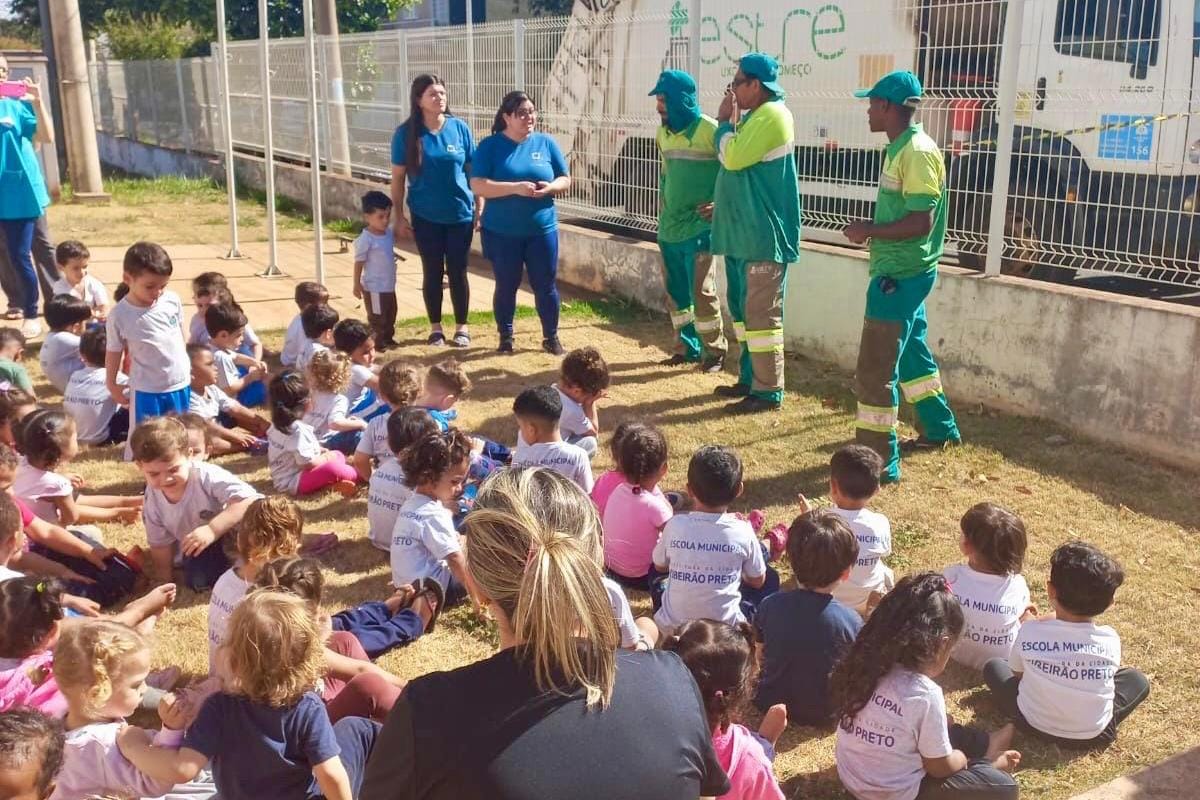 Crianças da EEI do Parque São Sebastião vão homenagear coletores com kits de café da manhã