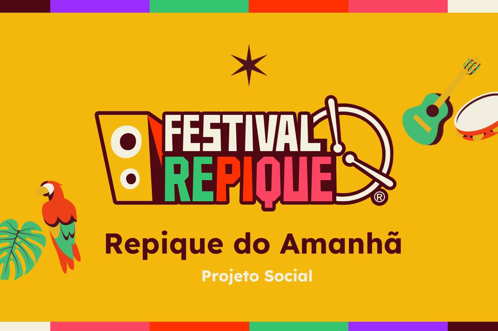 Festival Repique leva oficina de samba e entrega de instrumentos a escola de Ribeirão Preto