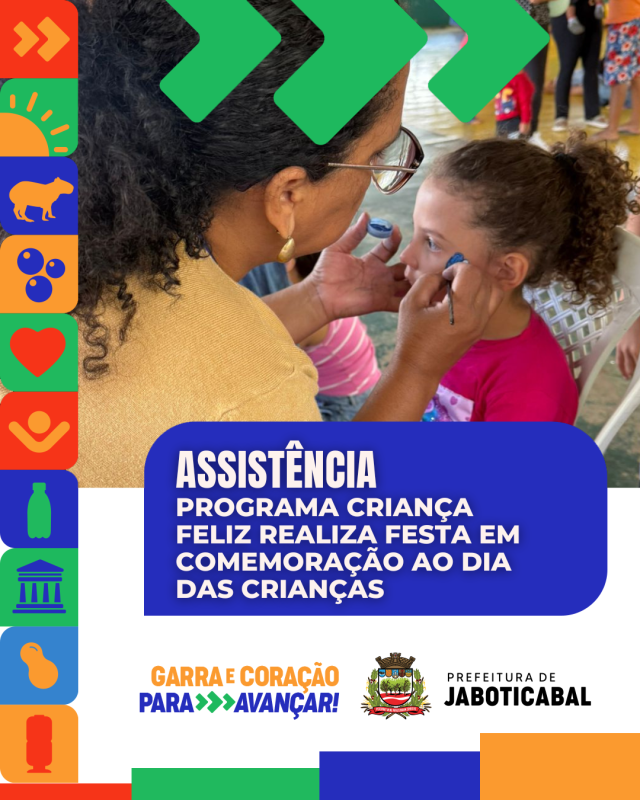 Programa Criança Feliz promove manhã de diversão para famílias em Jaboticabal