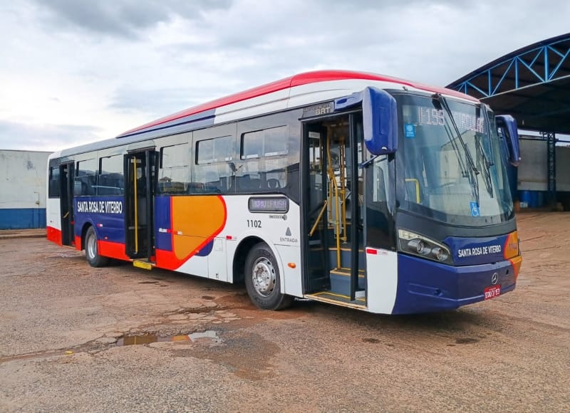 Santa Rosa de Viterbo amplia frota e mantém transporte urbano gratuito