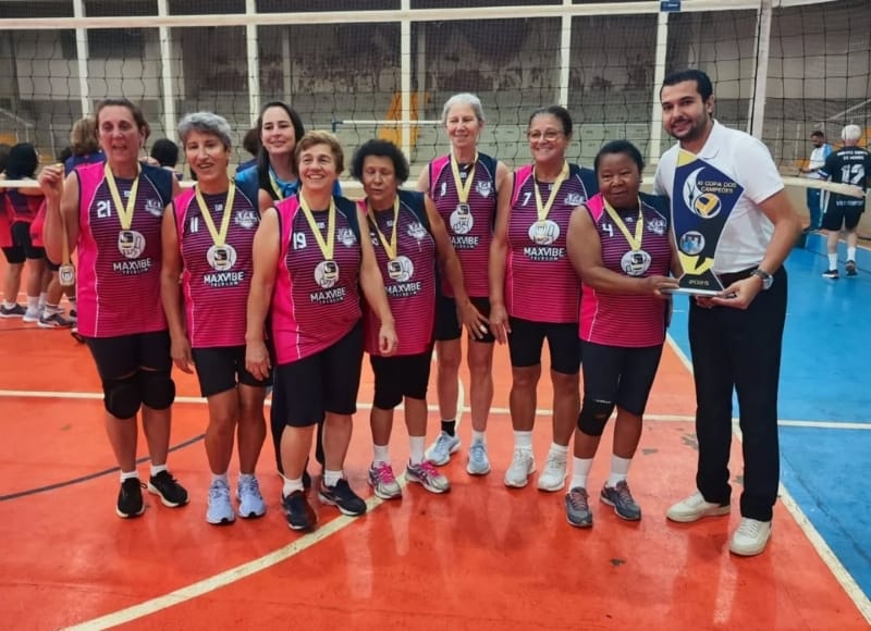 Santa Rosa de Viterbo domina finais e leva dois títulos na Copa dos Campeões de Vôlei Adaptado