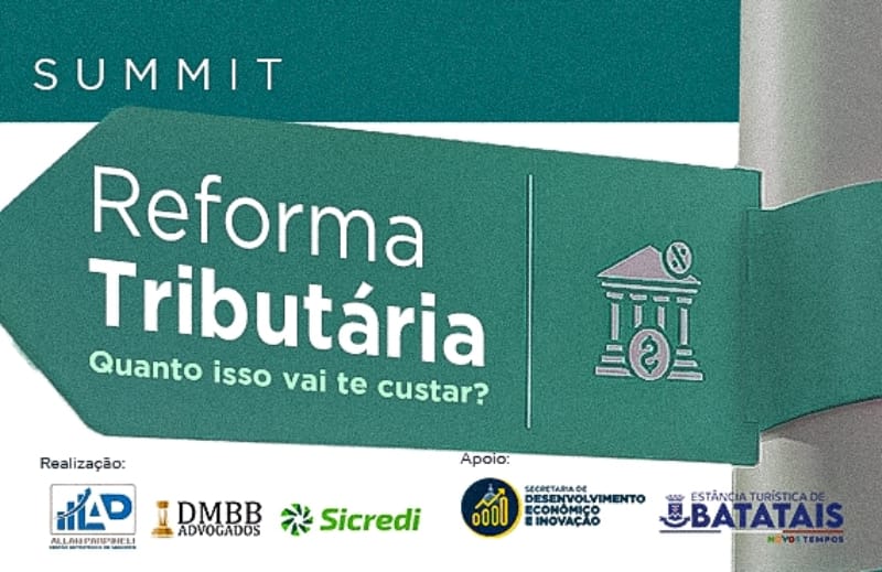 Batatais recebe summit gratuito sobre impactos da reforma tributária em 26 de novembro