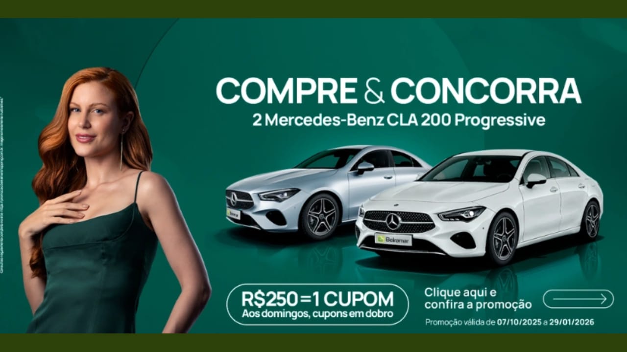 RibeirãoShopping lança campanha de Natal com dois Mercedes CLA e brindes para clientes