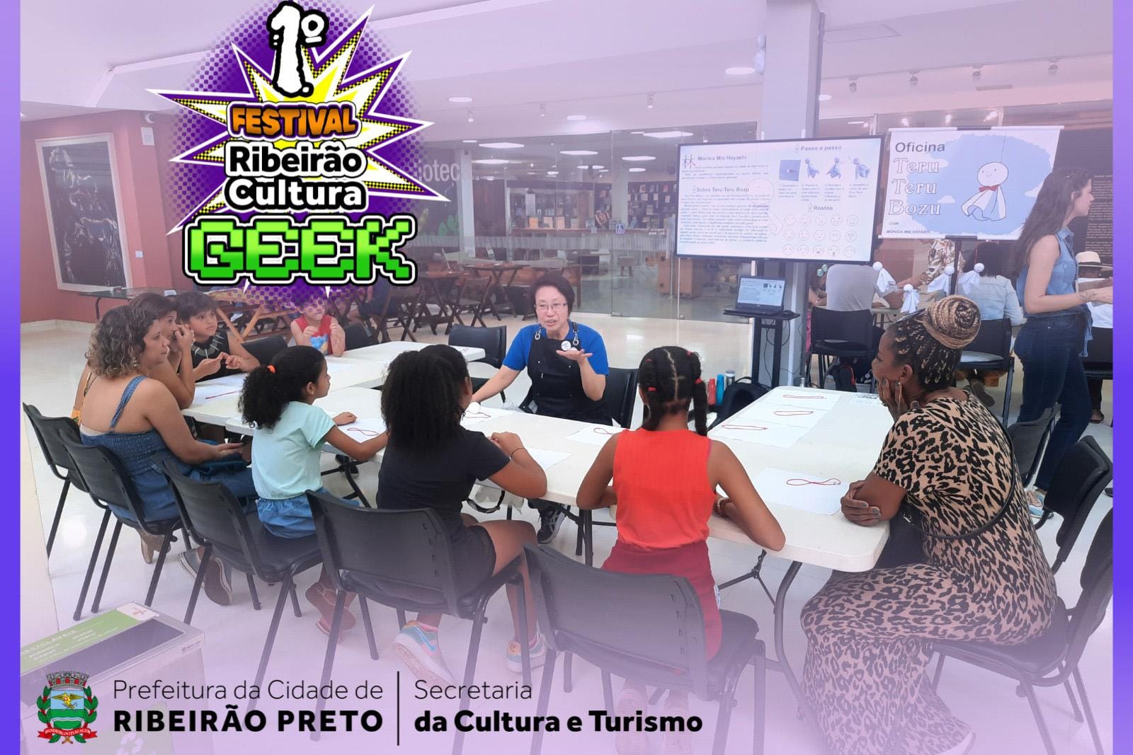 Oficinas do 1º Festival Ribeirão Cultura Geek convidam o público para experiências interativas e imersivas no universo pop e tecnológico