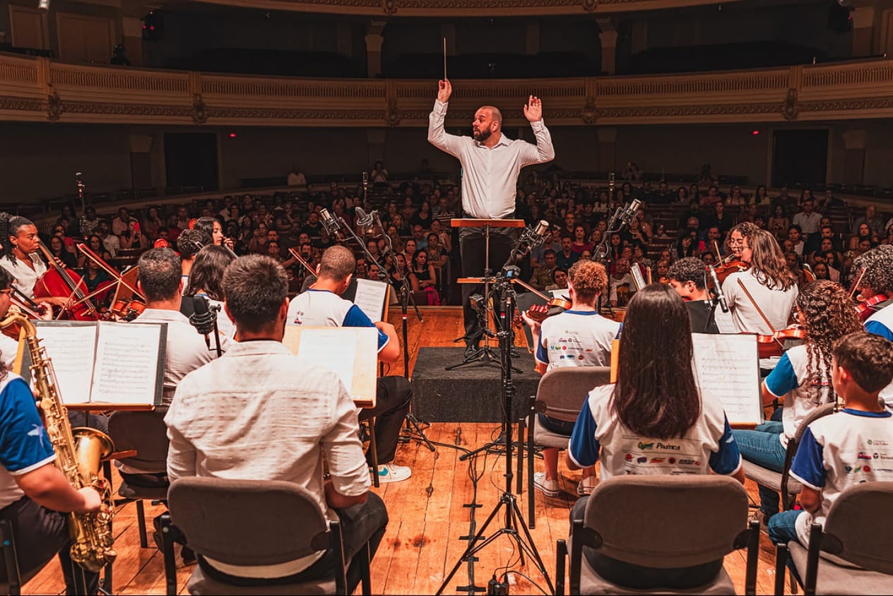 Concerto pedagógico da IAS encerrou atividades de 2025 no Theatro Pedro II