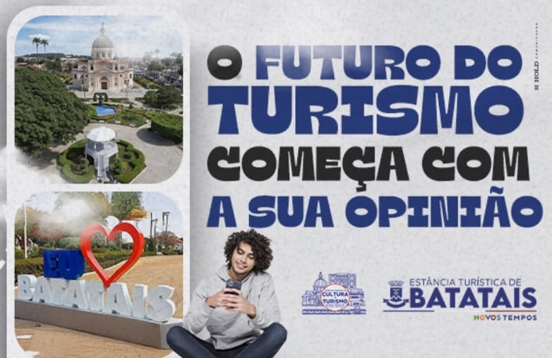 Batatais convoca moradores e visitantes para pesquisa sobre percepção do turismo