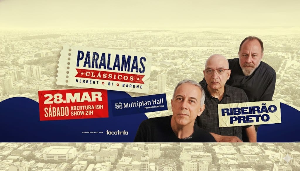 Os Paralamas do Sucesso trazem 'Paralamas Clássicos' a Ribeirão Preto em março