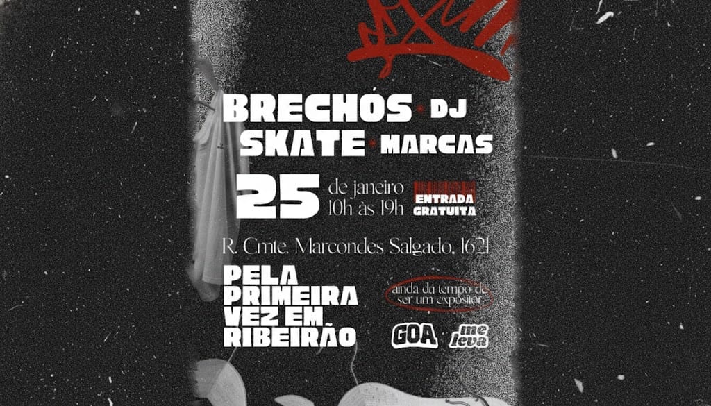 Feira Me Leva promove moda sustentável, música e pista de skate em Ribeirão Preto no domingo